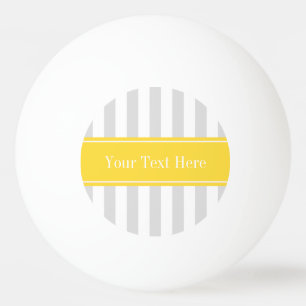 Lt Grått White Rand Pineapple Namn Monogram Pingisboll