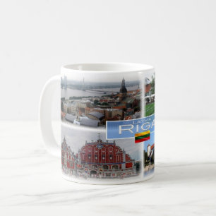 LT Lettland Lietuva - Riga - Kaffemugg
