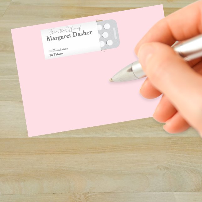 Lt Rosa Chillaxadation 30 tabletter Pill Pack Post-it Block (Skapare uppladdad)