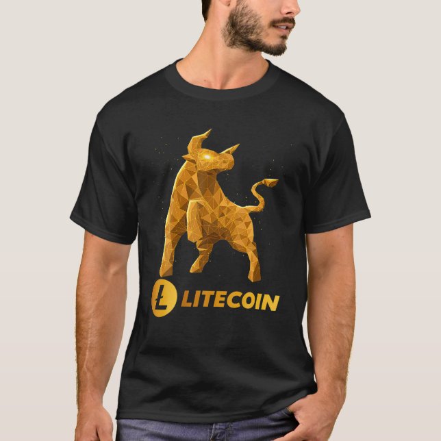 LTC-myntet för Bull Market Litecoin till krypto T  T Shirt (Framsida)