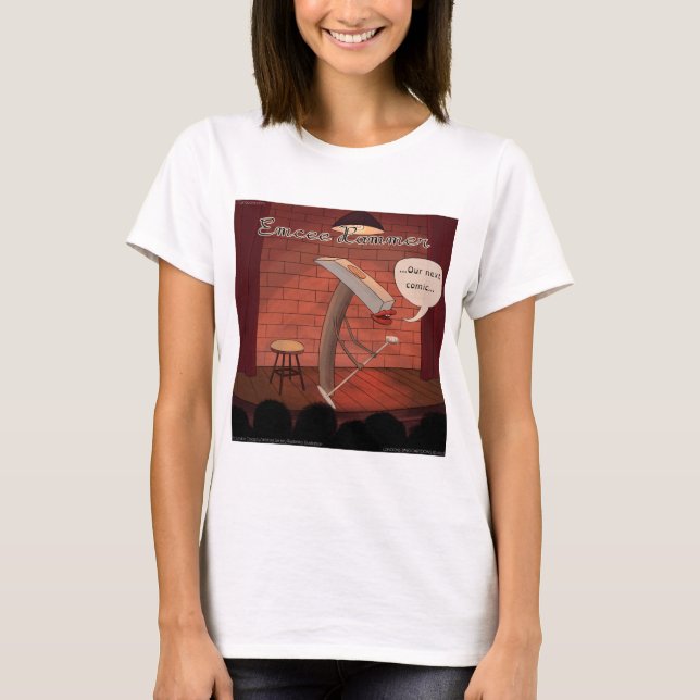 LTCartoons Dam Komiska Verktyg För Komedi T-shirt (Framsida)
