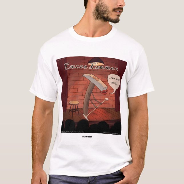 LTCartoons Verktyg För Komiker Rolig Tecknad Serie T Shirt (Framsida)