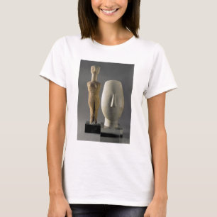 (Lto R) figurinen med den korsade ärmar, Cycladic T-shirt