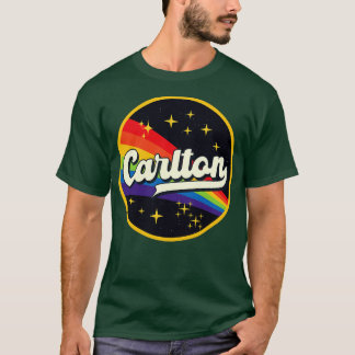 lton Rainbow in Space Vintage Stil T Shirt
