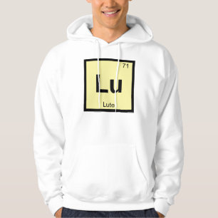 Lu - Luta Musik Kemi Periodiska Systemets Symbol Hoodie