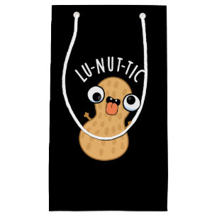 Lu-nöt-ic Funny Peanut Puns Mörk BG