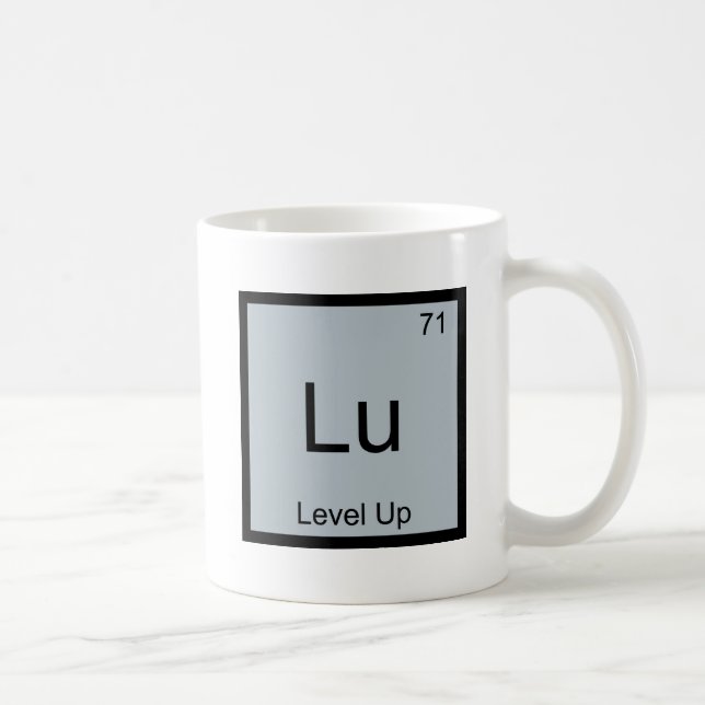 Lu - Uppgradera Rollig Kemielement Symbol T-shirt Kaffemugg (Höger)