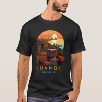 Luanda Travel Exploring Resa Summer Vacation Luand T Shirt