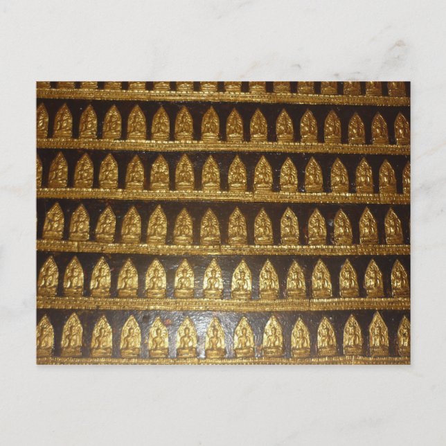 luang buddha linjer vykort (Framsida)