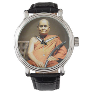 Luang Poo Cha Subhaddho ... Buddhist Munk Armbandsur