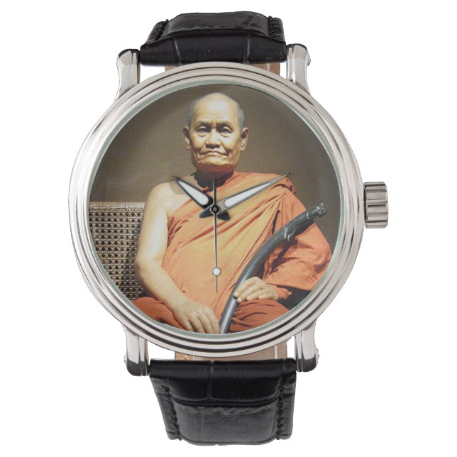 Luang Poo Cha Subhaddho ... Buddhist Munk Armbandsur (Framsida)