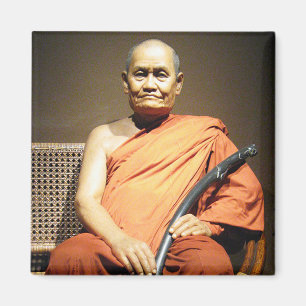 Luang Poo Cha Subhaddho ... Buddhist Munk Magnet