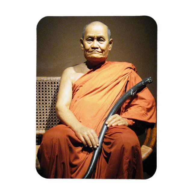 Luang Poo Cha Subhaddho ... Buddhist Munk Magnet (Vertikal)