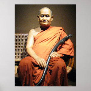 Luang Poo Cha Subhaddho ... Buddhist Munk Poster