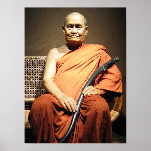 Luang Poo Cha Subhaddho ... Buddhist Munk Poster (Framsidan)