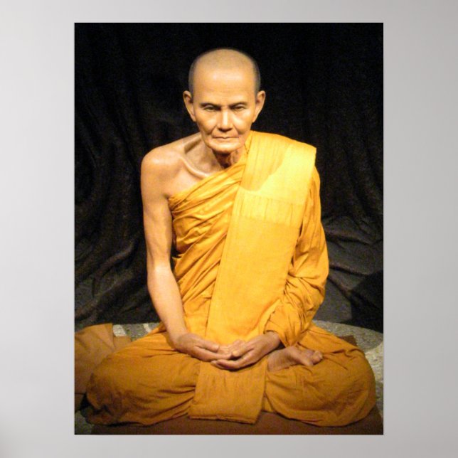 Luang Poo Mun Bhuridatto ... Buddhist Munk Poster (Framsidan)