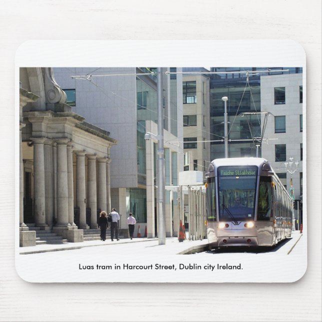Luas Tram, Harcourt St., Dublin City Ireland Musmatta (Framsidan)