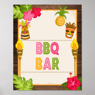 Luau BBQ Bar skylt