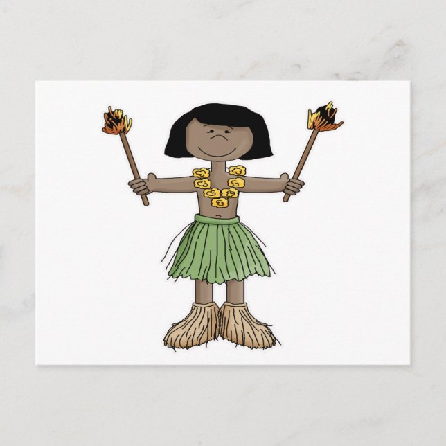 Luau Boy Vykort (Framsida)