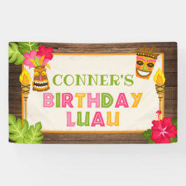 Luau födelsedagbaner