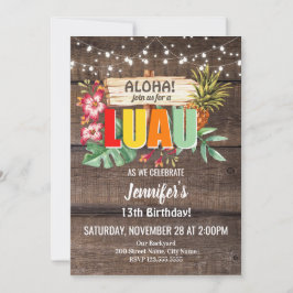 Luau Födelsedagsfest