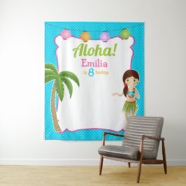 Luau Födelsedagsfest Hawaiian Fotobakgrund