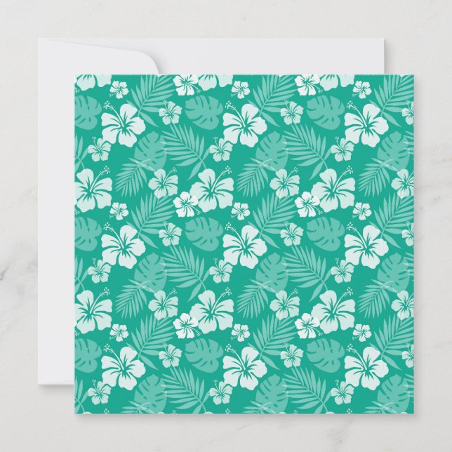 Luau-inbjudan Inbjudningar (Framsida)