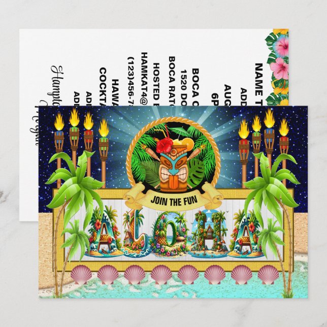 LUAU-inbjudan - Se baksida Inbjudningar (Fram/baksida)