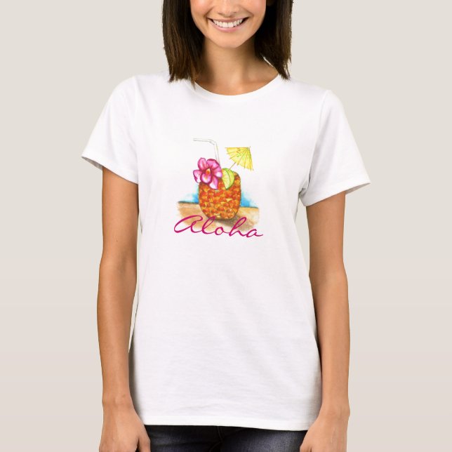 Luau Party T-shirt (Framsida)