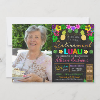Luau Pension-inbjudan Inbjudningar