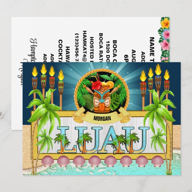 LUAU - Se baksida - Inbjudan (Fram/baksida)