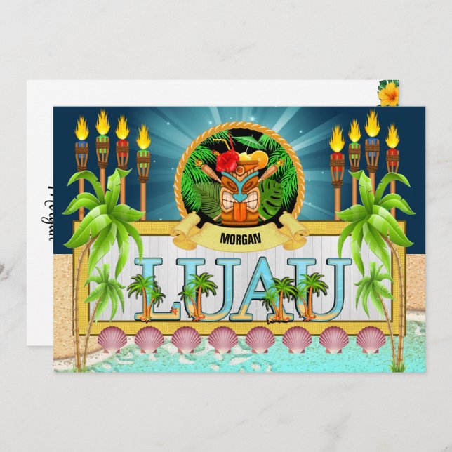 LUAU - Se baksidan - Inbjudan (Fram/baksida)