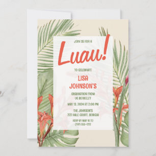 Luau Studentfest-inbjudan Inbjudningar