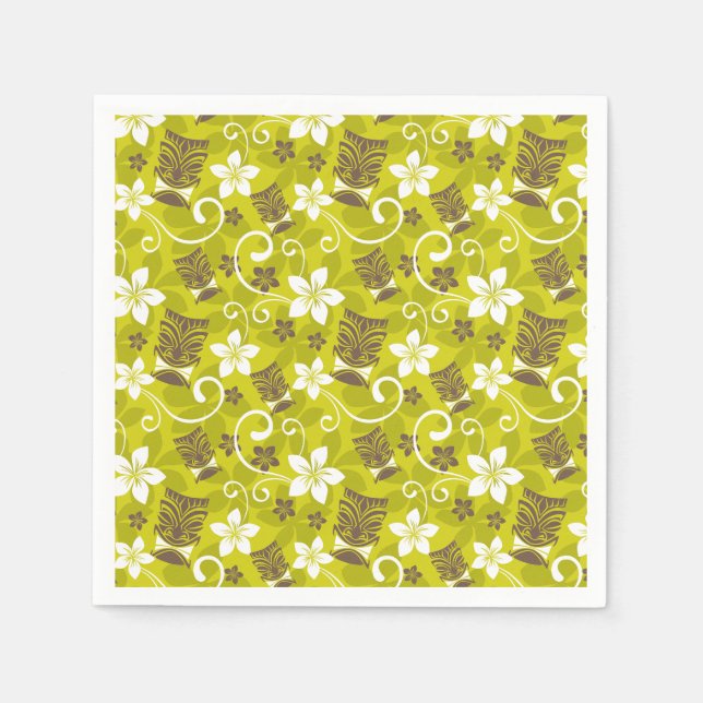 LUAU TIKI DESIGN PAPPERSSERVETT (Framsidan)