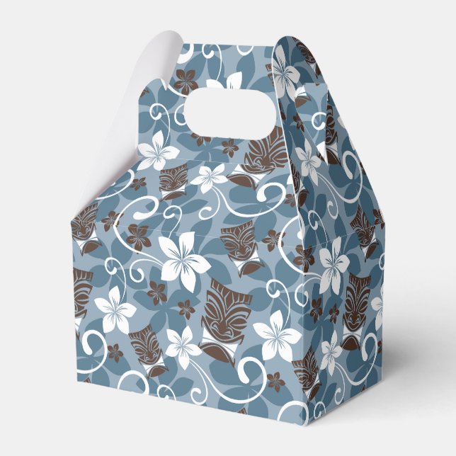 LUAU TIKI MÖNSTER (BLUE) PRESENTASKAR (Framsidan Sidan)