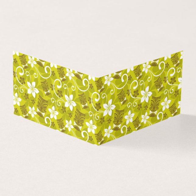 LUAU TIKI MÖNSTER KORT (Utsida)