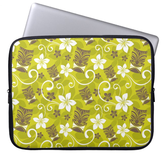 LUAU TIKI MÖNSTER LAPTOP FODRAL (Framsidan)