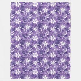 LUAU TIKI MÖNSTER (LILA) FLEECEFILT