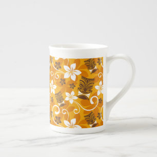 LUAU TIKI MÖNSTER (ORANGE) BENPORSLIN MUGG