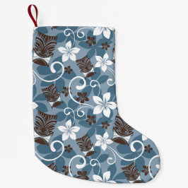 LUAU TIKI PATTERN (BLUE) LITEN JULSTRUMPA