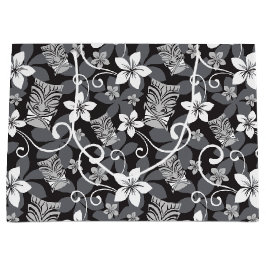 LUAU TIKI PATTERN (CHARCOAL)