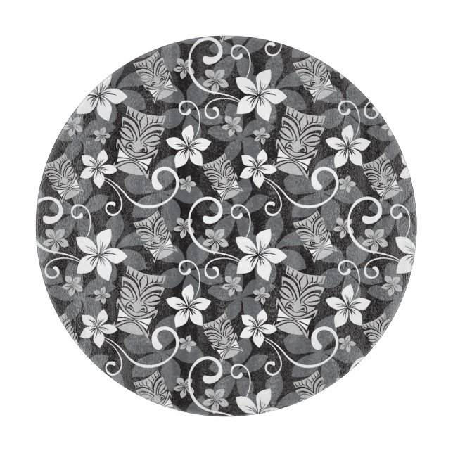 LUAU TIKI PATTERN (CHARCOAL) (Framsidan)