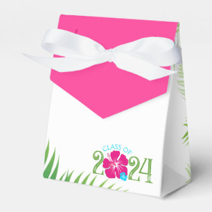 Luau Tropical Hibiscus Studenten White Presentaskar