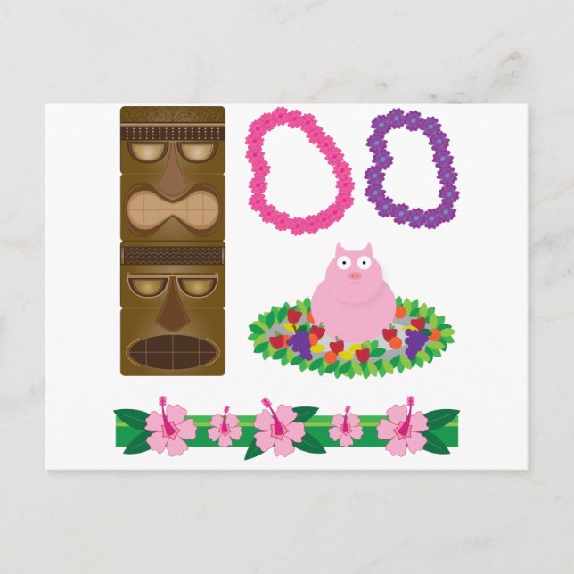 luau vykort (Framsida)