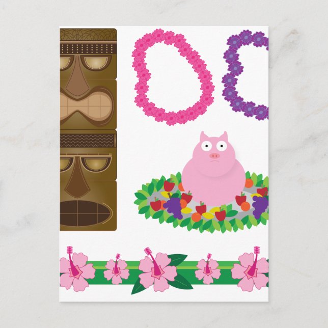 luau vykort (Framsida)