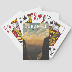 Lubango Angola Travel Art Vintage Casinokort