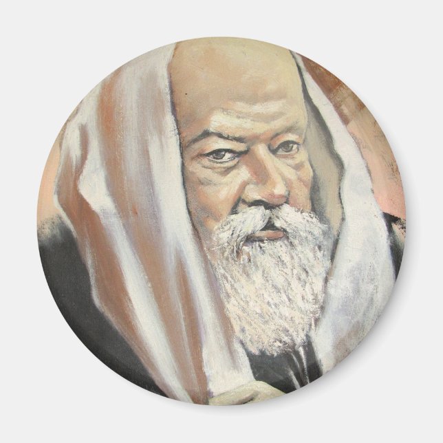 LUBAVITCHER REBBE MAGNET (Framsidan)