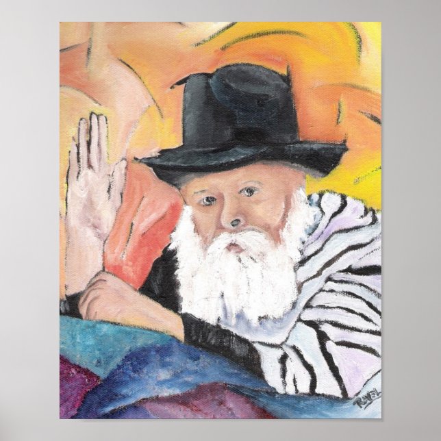 LUBAVITCHER REBBE POSTER (Framsidan)