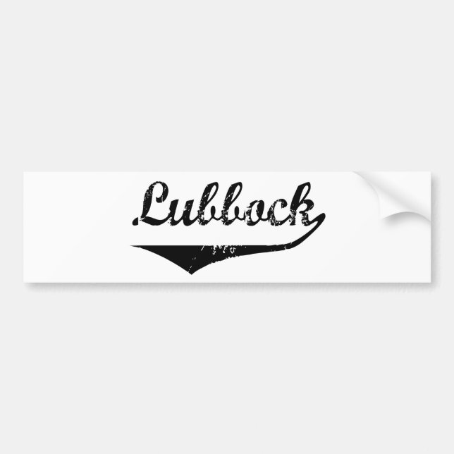 Lubbock Bildekal (Framsidan)