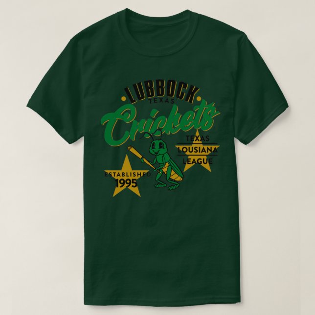 Lubbock Cricks Baseball T Shirt (Design framsida)